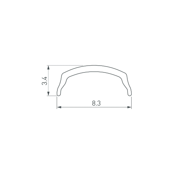 Экран ARH-BENT-W11-2000 BLACK (Arlight, Пластик) 041031