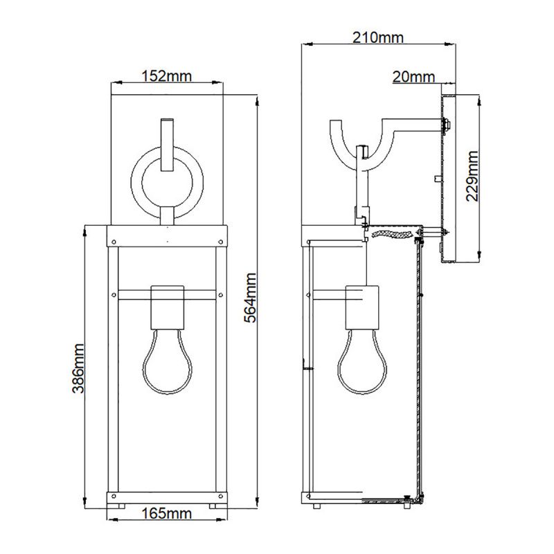 Настенные фонари Hinkley QN-PORTER-L-DZ