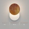 Настенный светодиодный светильник Ledron UFO G2 Wooden White
