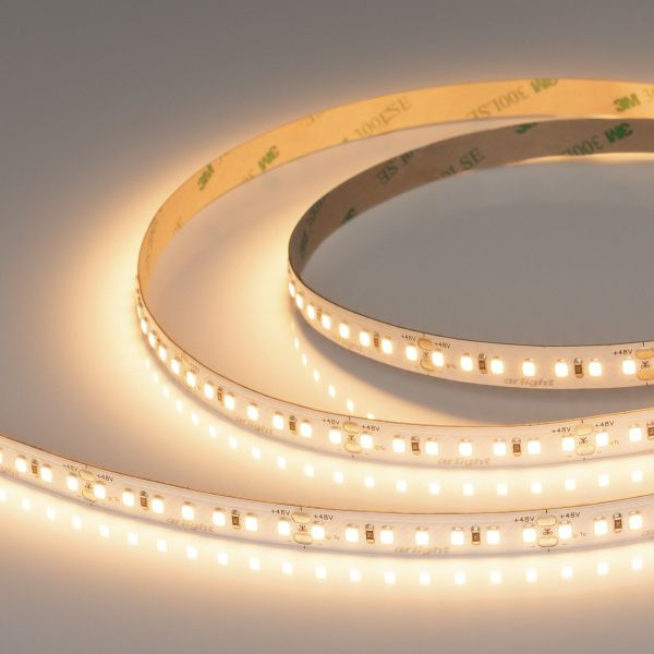 Светодиодная лента UL-A140-10mm 48V Warm3000 (12 W/m, IP20, 20m) (Arlight, CRI>90) 063660