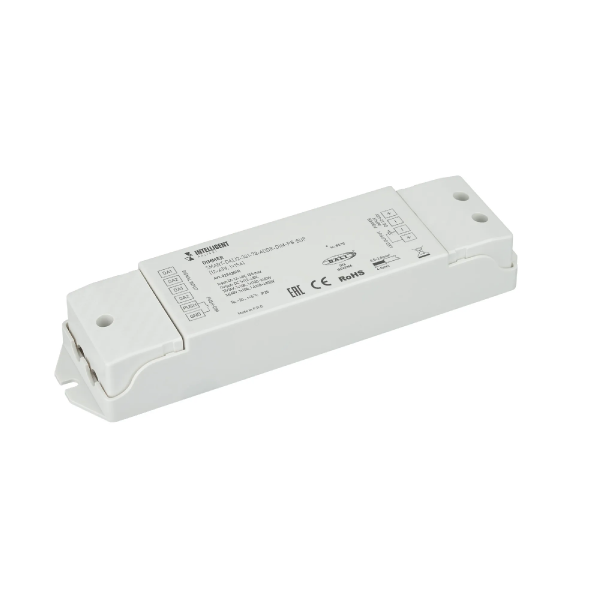 INTELLIGENT ARLIGHT Диммер SMART-DALI2-301-72-ADDR-DIM-PS-SUF (12-48V, 1x15A) (IARL, IP20 Пластик, 5 лет) 028420(1)