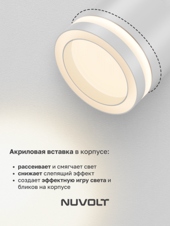 Трековый светильник NUVOLT LTL-004W