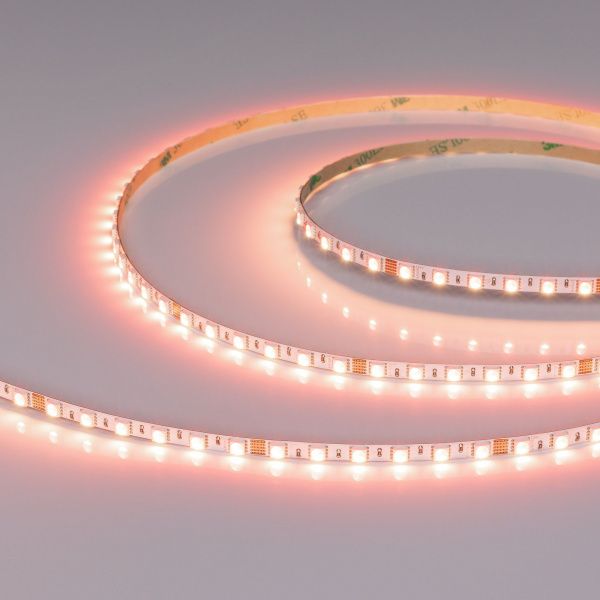Светодиодная лента RT-H96-5mm 24V RGBW-Day-4-in-1 (10 W/m, IP20, 5m) (Arlight, узкая) 058434