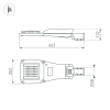 Светильник OXOR-GRES-663х252-60W Day4000 (GR, 150x80 deg, 230V) IP66 (Arlight, -) 055494