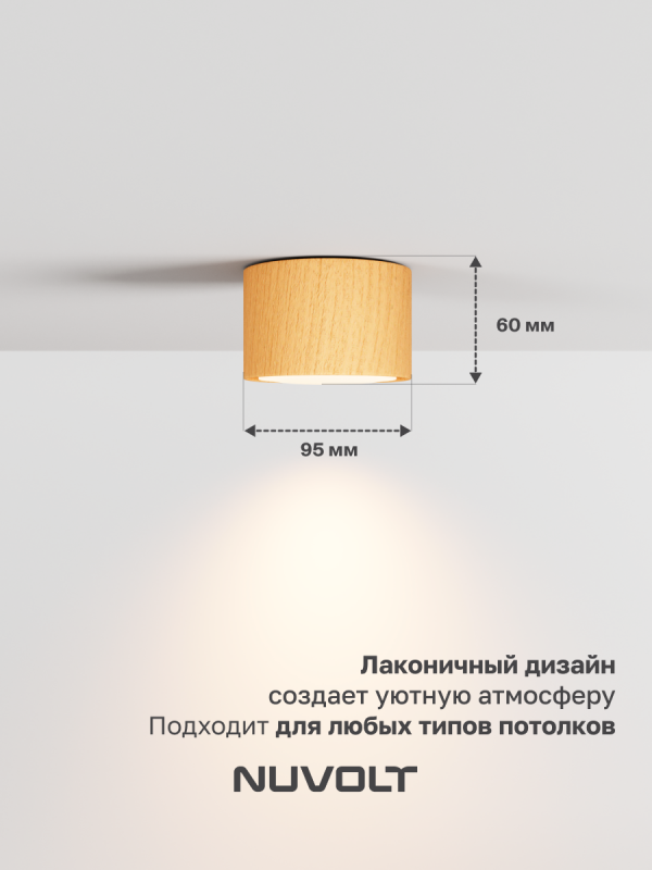 Потолочный светильник NUVOLT LDL-007RW