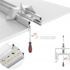 Профиль с экраном S2-LINIA55-F-2500 ANOD+OPAL (Arlight, Алюминий) 021176