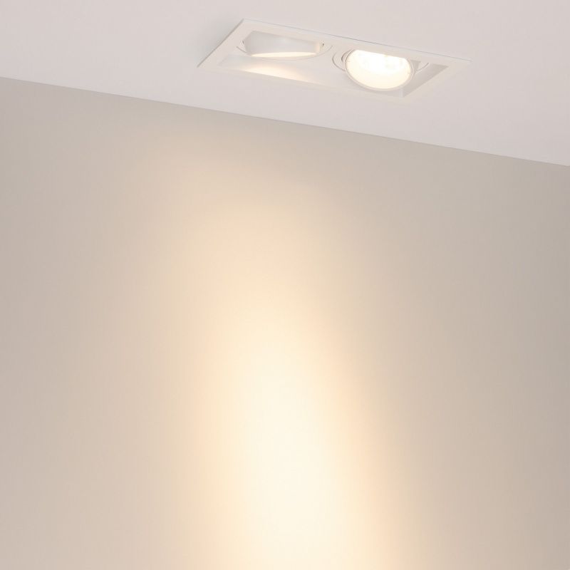 Светильник MS-VORTEX-BUILT-S210x117-2x20W Warm3000 (WH-WH, 20 deg, 230V) (Arlight, IP20 Металл, 5 лет) 057762