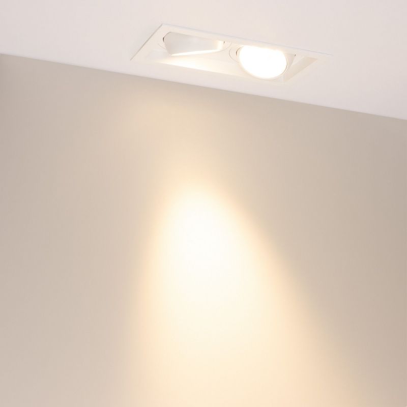Светильник MS-VORTEX-BUILT-S250x140-2x30W Warm3000 (WH-WH, 30 deg, 230V) (Arlight, IP20 Металл, 5 лет) 057766