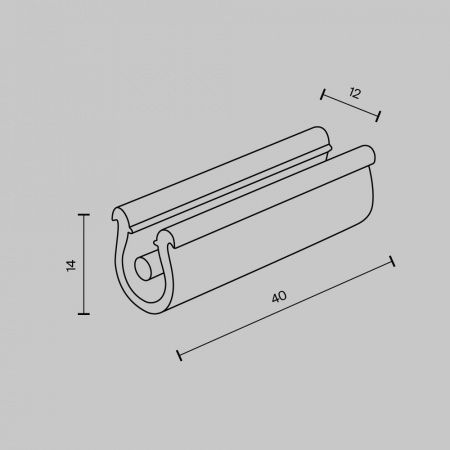 Комплектующие для текстильной подвесной системы Technical TRA130BF-B