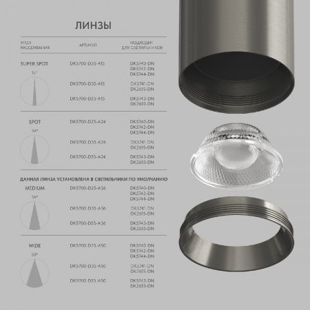 Светильник для трека SHINE SPOT DK5743-DN