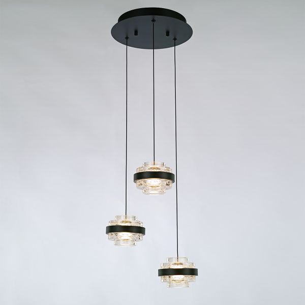 Подвесной светильник MD22030002-3A black/clear
