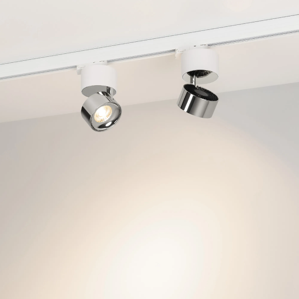 Светильник SP-PLURIO-TRACK-4TR-R77-9W Day4000 (WH-CHR, 36 deg, 230V) (Arlight, IP20 Металл, 3 года) 038104