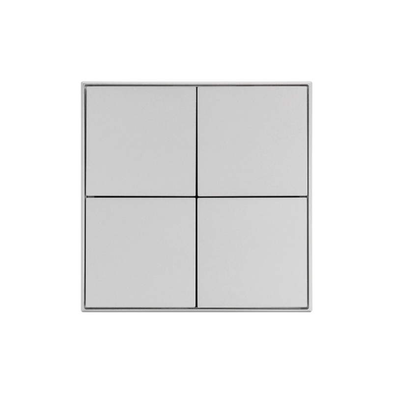 INTELLIGENT ARLIGHT Кнопочная панель KNX-304-23-IN Silver (BUS, Frame) (IARL, IP20 Металл, 2 года) 039666