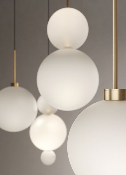 Подвесной светильник Karman Opium Gold/frosted