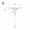 Кронштейн OXOR-SB5-3 BLACK (Arlight, Сталь) 051640