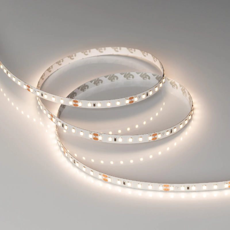 Светодиодная лента RT-A120-8mm 24V Warm3500 CRI98 (14.4 W/m, IP20, 2835, 5m) (Arlight, Открытый) 028573(2)