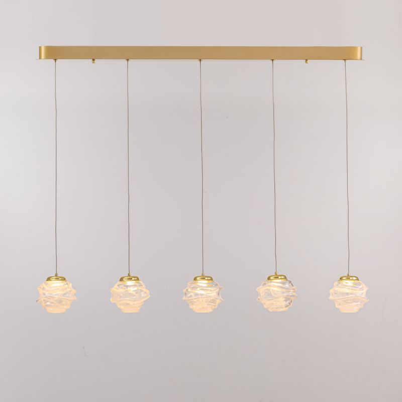 Подвесной светильник MD25030003-5B gold/clear