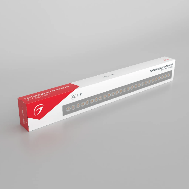 Светодиодный прожектор AR-LINE-1000XL-54W-230V White (Grey, 30 deg) (Arlight, Закрытый) 026098