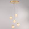 Подвесной светильник MD25030003-5A gold/clear