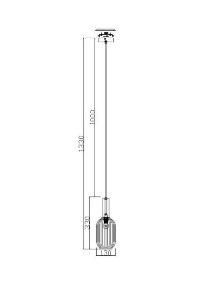 Подвесной светильник Freya FR8013PL-01AM
