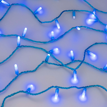 Светодиодная гирлянда ARD-STRING-CLASSIC-10000-BLUE-100LED-MILK-FLASH Blue (230V, 7W) (Ardecoled, IP65) 031199