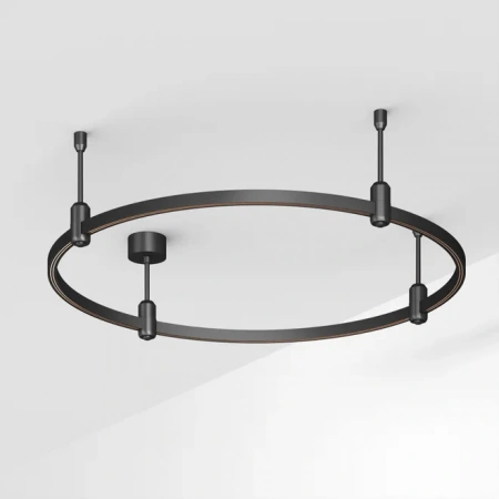 Основание ART-APRIORI-ROUND-ROD-200-R800 (BK) (Arlight, IP20 Металл, 3 года) 048495