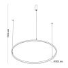 Подвесной светодиодный светильник LED ROUND R800 Black