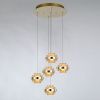 Подвесной светильник MD22030002-5A gold/champagne