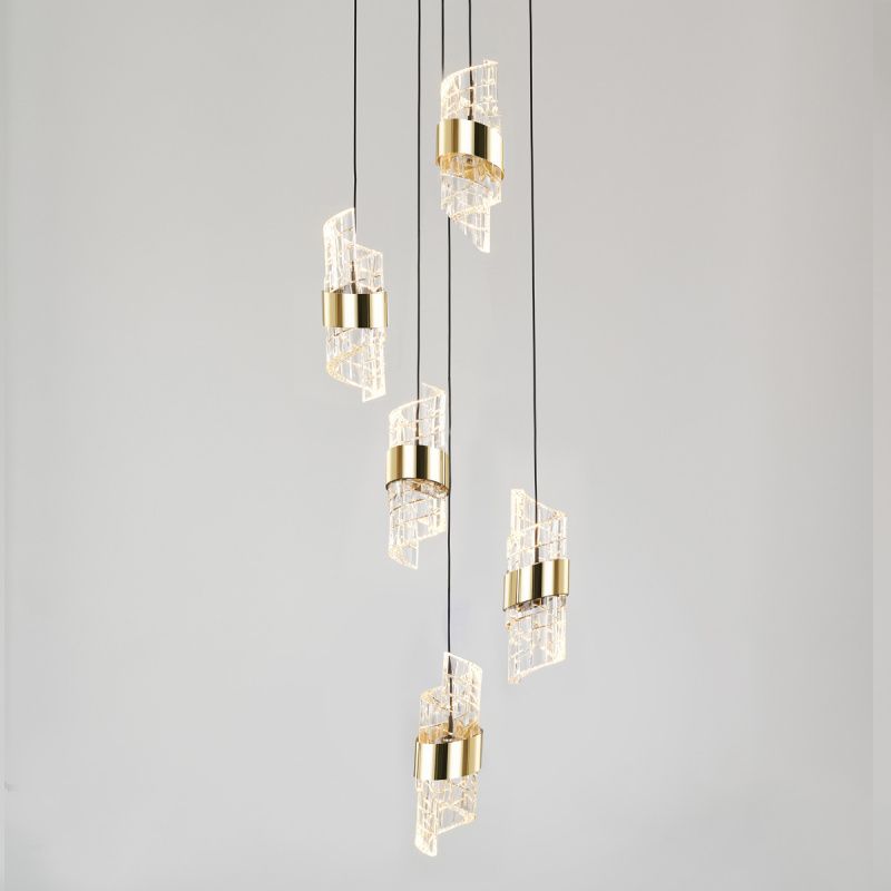 Подвесной светильник MD23001022-5A gold