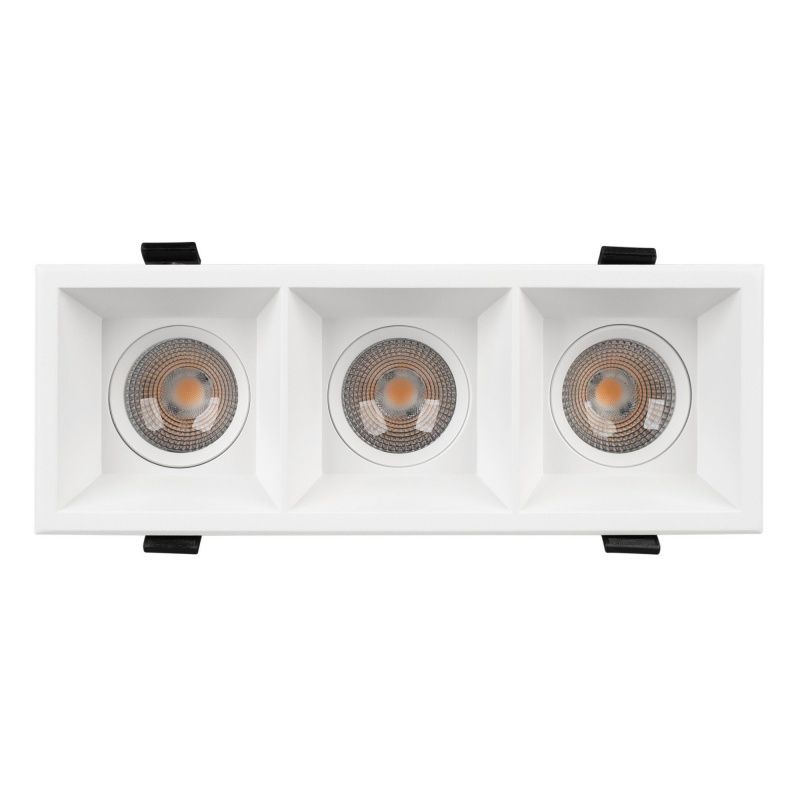 Светильник MS-FLOW-BUILT-S230x85-3x6W Day4000 (WH, 15 deg, 230V) (Arlight, IP20 Металл, 5 лет) 060927