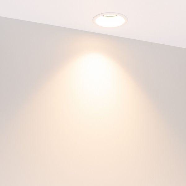 Светильник MS-FLOW-BUILT-R85-12W Warm3000 (WH, 38 deg, 230V) (Arlight, IP20 Металл, 5 лет) 060915