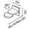 Настенный светильник (бра) Maytoni MOD354WL-L12W3K