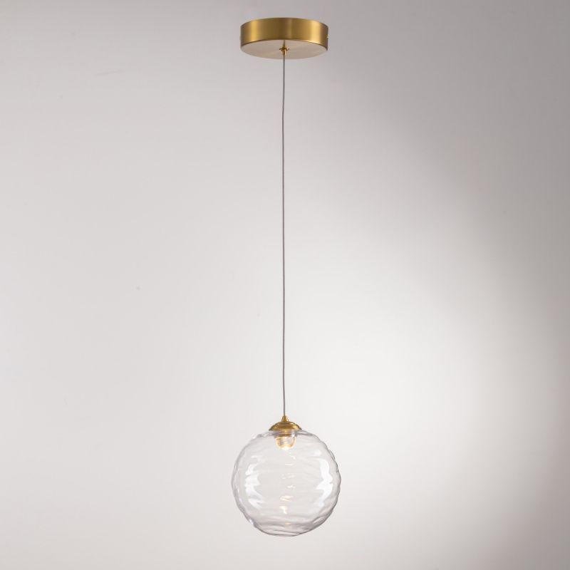 Подвесной светильник MD25030001-1A brass/clear
