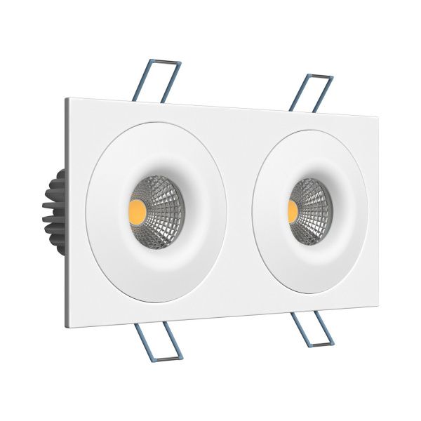 Встраиваемый светодиодный светильник Ledron LH07S-R SQ2 White 4000K TRIAC