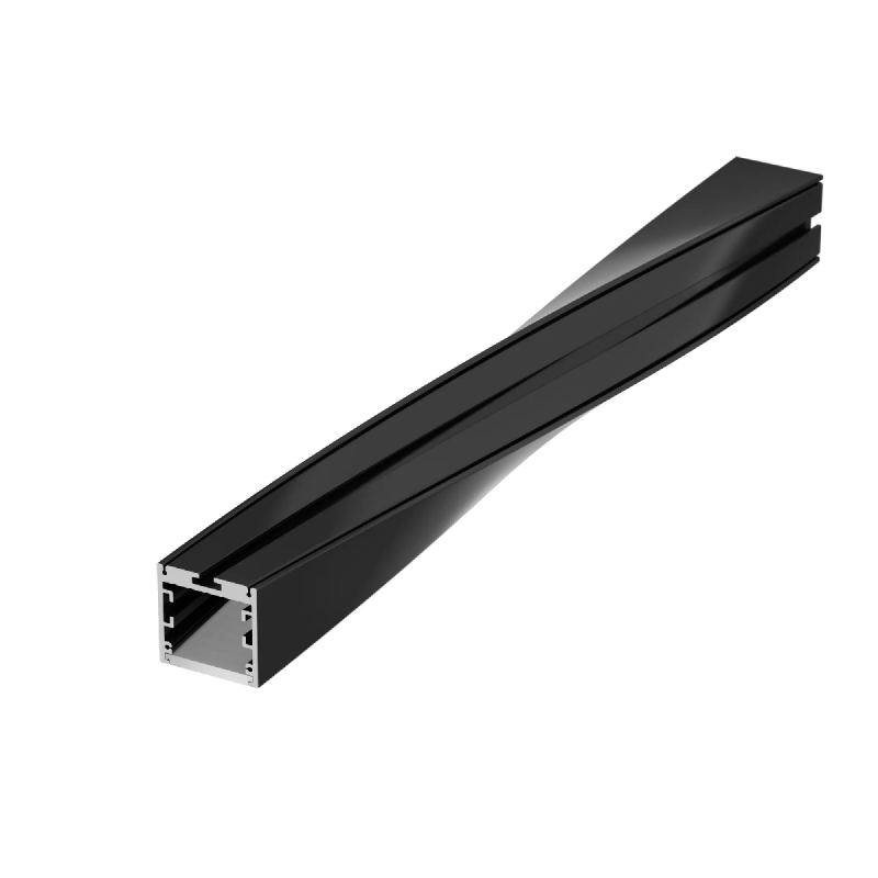 Профиль SL-ARC-3535-TWIST90R-400 BLACK (Arlight, Алюминий) 032682