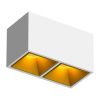 Накладной светодиодный светильник Ledron KUBING 2 White-Gold 4000K