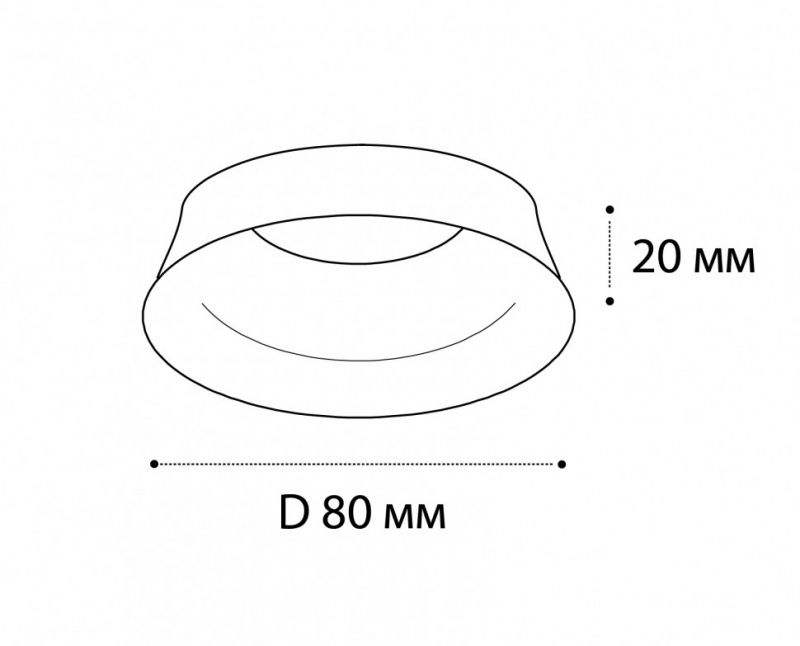 IT02-008 ring black кольцо для светильника