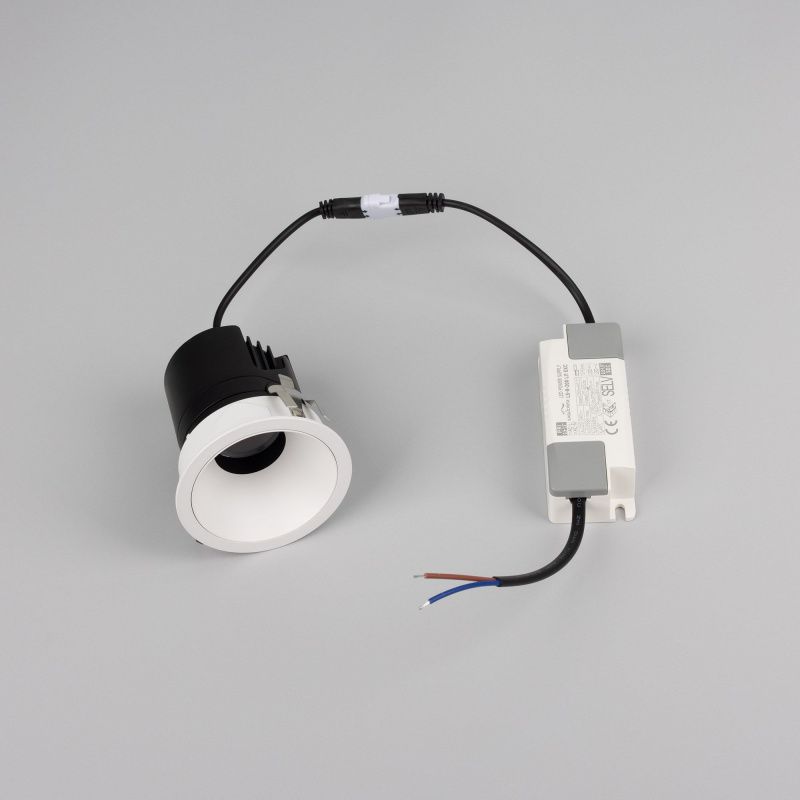 Светильник MS-ARADO-BUILT-R65-9W Warm3000 (WH-WH, 55 deg, 230V) (Arlight, IP20 Металл, 5 лет) 059106