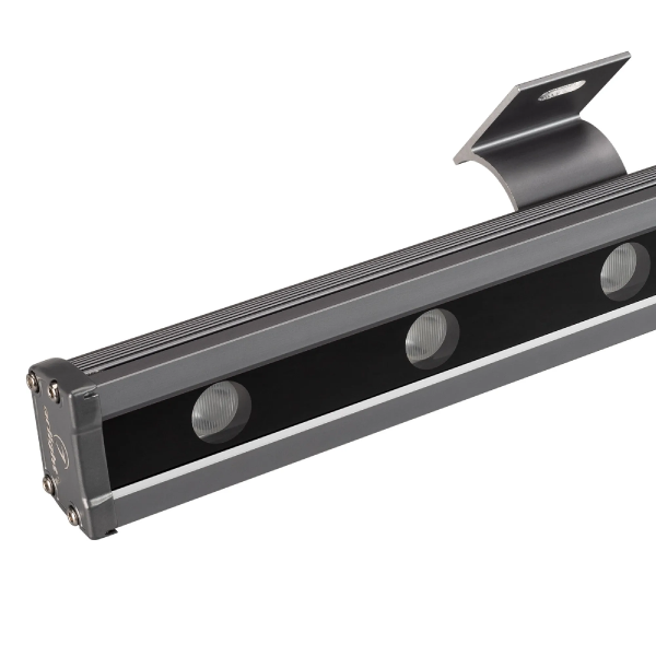 Светодиодный прожектор AR-LINE-1000L-48W-24V RGB-Warm3000 (Grey, 15x45 deg, DMX512) (Arlight, Закрытый) 027958