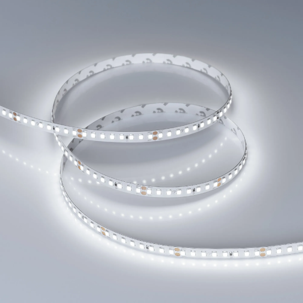 Светодиодная лента RT-A160-8mm 24V White6000 (12 W/m, IP20, 2835, 50m) (Arlight, высок.эфф.150 лм/Вт) 024550(2)