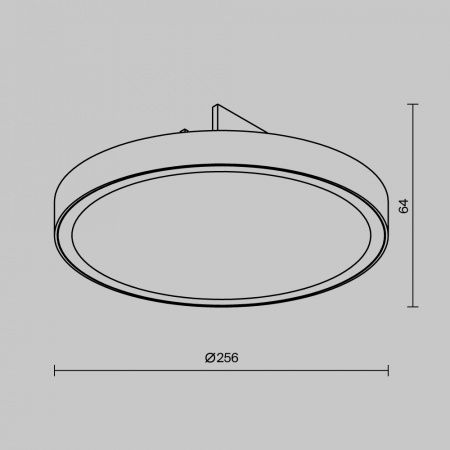 Уличный трековый светильник Outdoor O-TR01-1-F-25WB3K