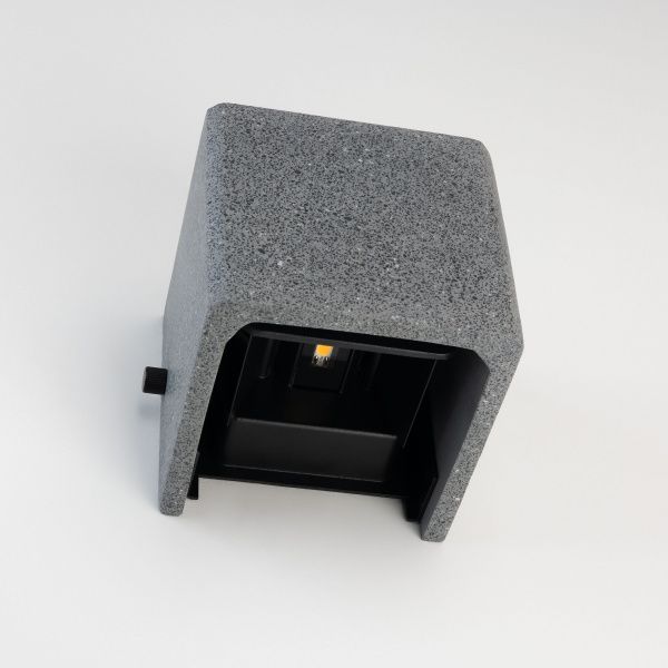 Светильник LGD-PERAN-WALL-S120x120-6W Warm3000 (BK, 0-80 deg, 230V) (Arlight, IP65 Бетон, 3 года) 051748