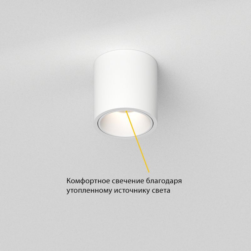 Накладной светодиодный светильник Ledron RINBOK TRIAC White