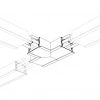 Угол S2-LINIA69-F-T90 тройной (Arlight, Металл) 021280