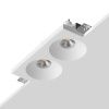 Встраиваемый гипсовый светильник под сменную лампу LUMI SQ2 116x225 D90