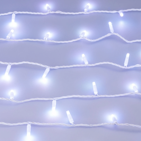 Светодиодная гирлянда ARD-STRING-CLASSIC-10000-WHITE-100LED-LIVE RGB-DMX (24V, 10W) (Ardecoled, IP65) 031744