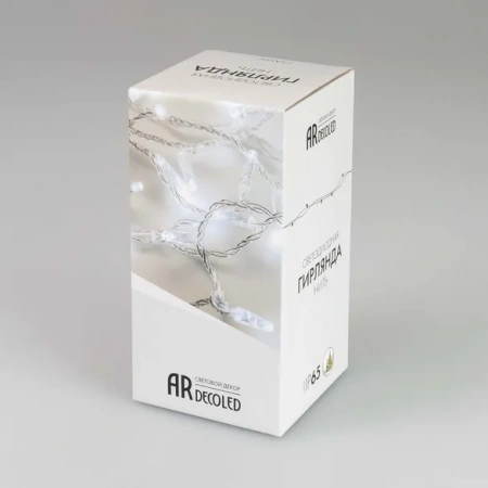 Светодиодная гирлянда ARD-STRING-CLASSIC-1000-CLEAR-100LED-PULSE Warm (230V, 7W) (Ardecoled, IP65) 031637