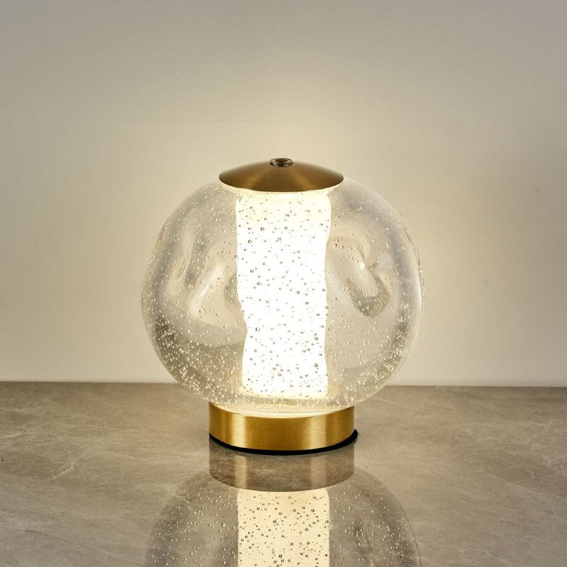 Настольная лампа OT2437-T brass/clear