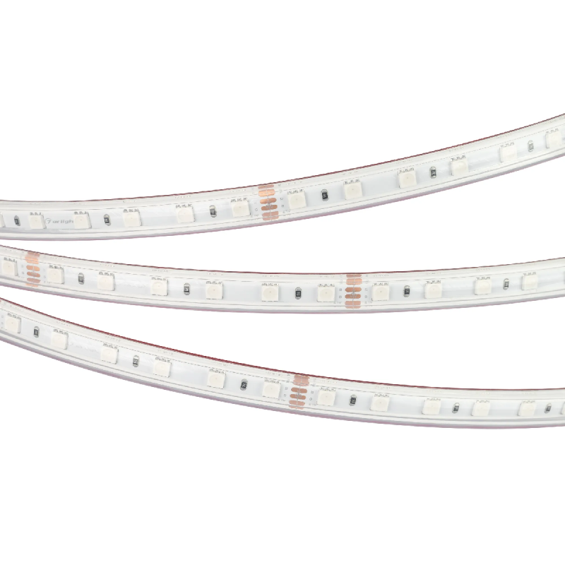 Светодиодная лента герметичная RTW-PS-B60-12mm 24V RGB (14.4 W/m, IP67, 5060, 5m) (Arlight, 14.4 Вт/м, IP67) 021400(2)