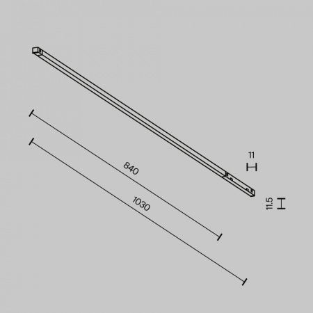 Трековый светильник Technical TR240-4-18WTW-DSZ-B